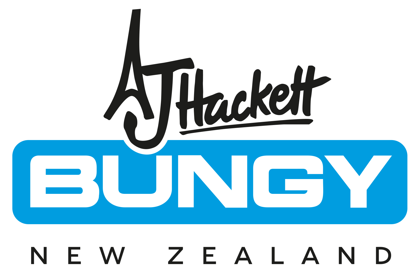 AJHackett ColourLogo print