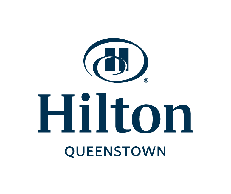 Hilton Queenstown logo stacked color rgb